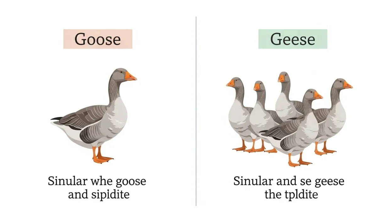 Goose vs Geese