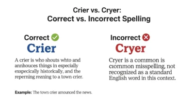 Crier vs Cryer