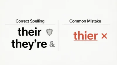 Their vs Thier