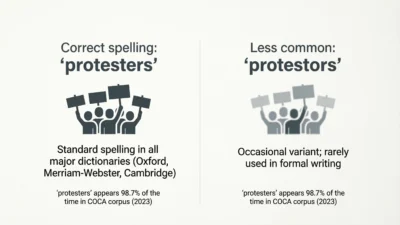 Protesters vs Protestors