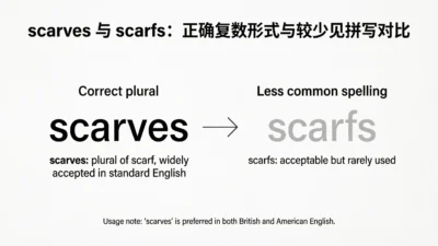 Scarves vs Scarfs