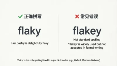 Flaky vs Flakey