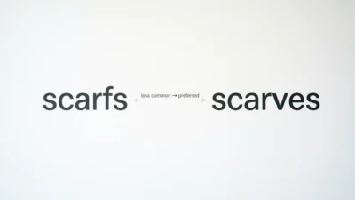 Scarfs vs Scarves