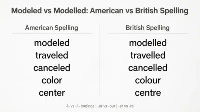 Modeled vs Modelled
