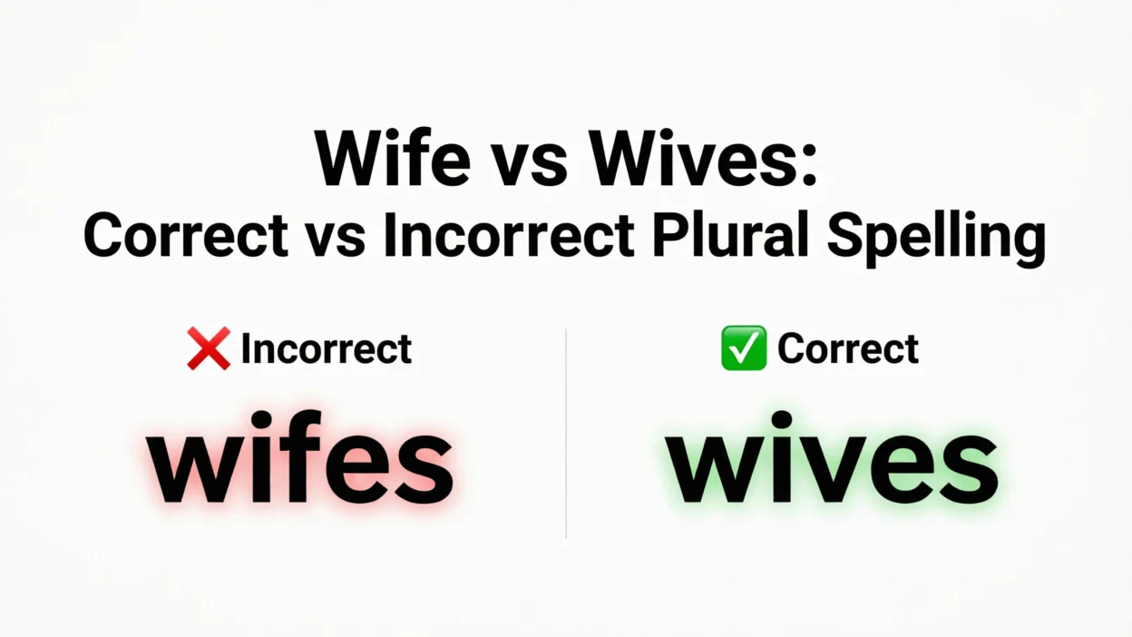 Wifes vs Wives