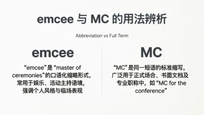 Emcee vs MC