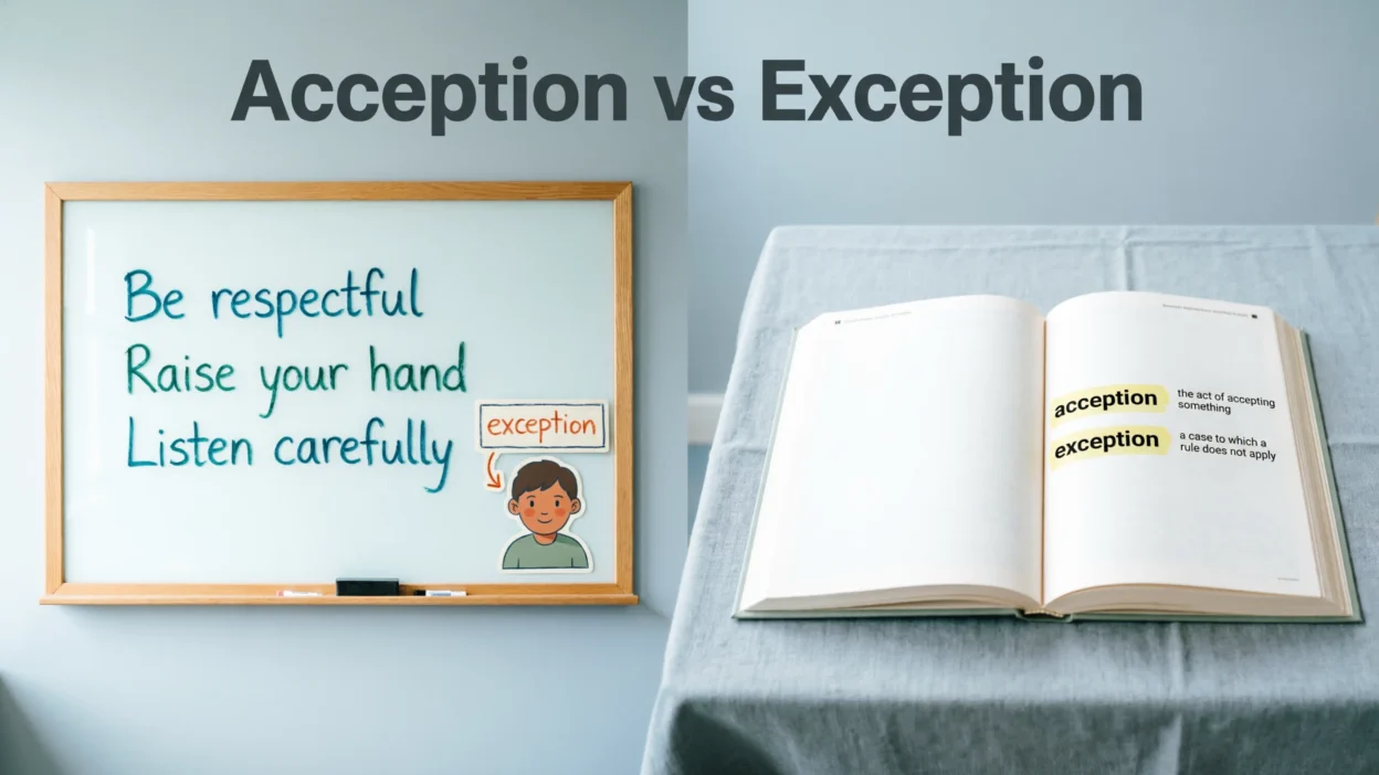 Acception or Exception