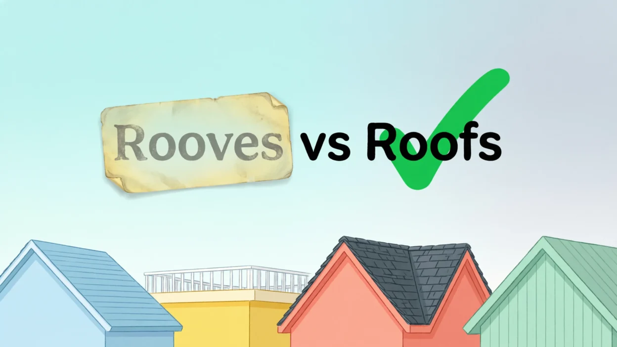 Rooves or Roofs