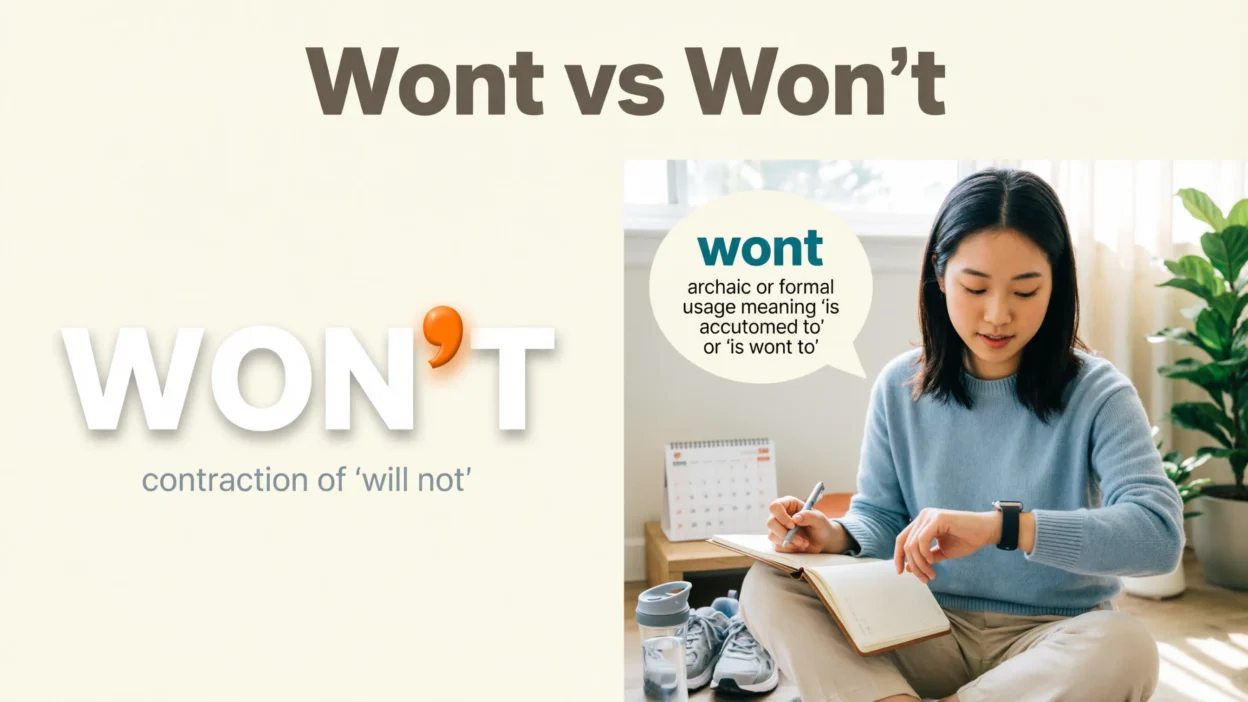 Wont or Won’t