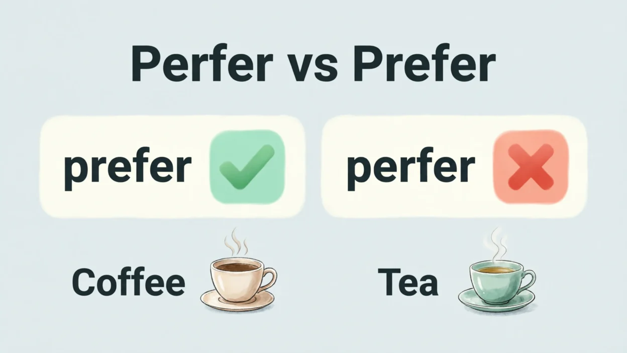 Perfer or Prefer