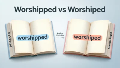 Worshipped or Worshiped