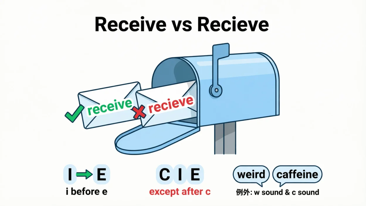 Receive or Recieve