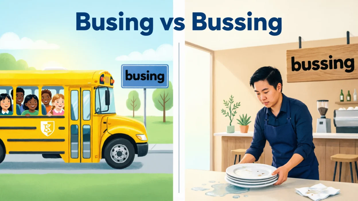 Busing or Bussing